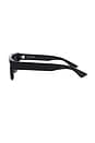 view 3 of 3 Rectangular Sunglasses in Black