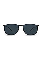 view 1 of 3 Aviator Sunglasses in Black