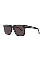 view 2 of 3 Rectangular Sunglasses in Black