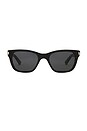 view 1 of 3 Rectangular Sunglasses in Black