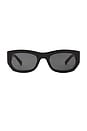 view 1 of 3 SL 713 Sunglasses in Black & Black