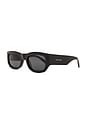 view 2 of 3 SL 713 Sunglasses in Black & Black