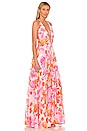 view 2 of 3 Juliana Jumpsuit in Pink & Orange