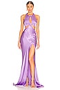 view 1 of 3 Salome Gown in Purple