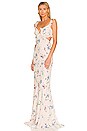 view 3 of 4 Amelia Gown in Blush Multi