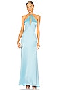 view 1 of 3 Harper Gown in Arctic Blue