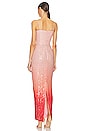 view 3 of 4 ROBE TALIA in Blush Red Ombre