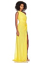 view 2 of 3 Helene Dress in Canary Yellow