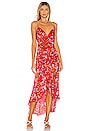 view 1 of 4 Sofia Dress in Red Floral