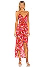 view 4 of 4 Sofia Dress in Red Floral