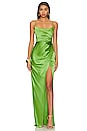 view 1 of 3 Perla Gown in Apple Green