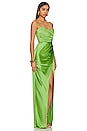 view 2 of 3 Perla Gown in Apple Green