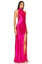 view 2 of 3 Penelope Gown in Fuchsia