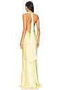 view 3 of 3 Pearl Gown in Popcorn Yellow