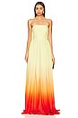 view 1 of 3 Camille Dress in Sunset Ombre