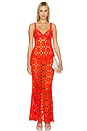 view 1 of 4 Mila Crochet Dress in Orange