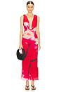 view 1 of 3 Katya Dress in Red Multi