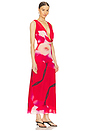 view 2 of 3 Katya Dress in Red Multi