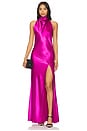 view 1 of 4 Penelope Gown in Magenta