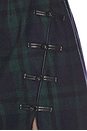 view 4 of 4 ROBE WENDY in Green Tartan