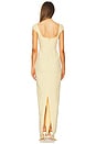 view 3 of 3 Brooke Gown in Butter Yellow
