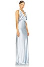view 2 of 3 Pearl Gown in Pastel Blue