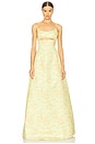 view 1 of 3 Marie Gown in Yellow Multi
