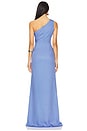 view 3 of 3 Helene Crepe Dress in Blue Lavender