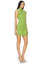 view 2 of 4 Ines Tweed Dress in Apple Green