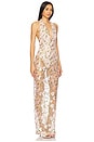 view 2 of 4 Olympia Dress in Nude Multi