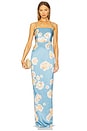view 1 of 3 Sofia Dress in Blue Floral