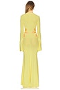 view 4 of 5 Destiny Knit Dress in Yellow