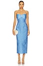 view 1 of 4 Jackie Dress in Azure Blue