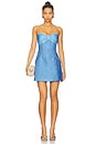 view 1 of 4 Jace Dress in Azure Blue