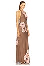 view 2 of 3 Gwyneth Dress in Mocha Multi