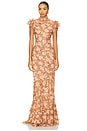 view 1 of 3 Gemma Dress in Mocha Multi