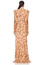 view 3 of 3 Gemma Dress in Mocha Multi
