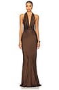 view 1 of 4 Pearl Gown in Mocha