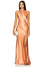 view 1 of 3 Penelope Gown in Terracotta