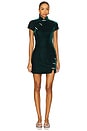 view 1 of 5 Ivy Velvet Mini Dress in Emerald