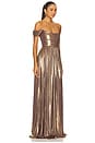 view 2 of 3 Kennedy Gown in Gold