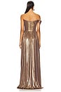 view 3 of 3 Kennedy Gown in Gold