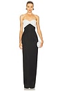 view 1 of 3 Jaclyn Gown in Black & White