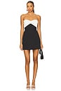 view 1 of 3 Jace Mini Dress in Black & White