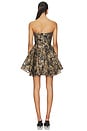 view 3 of 4 Jolene Mini Dress in Black & Gold
