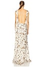 view 5 of 5 Callie Gown in Beige Multi
