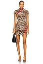 view 1 of 3 Iris Print Mini Dress in Leopard