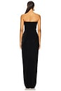 view 3 of 3 Vesper Velvet Gown in Black
