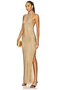 view 2 of 5 Santana Crystal Dress in Gold