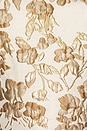 view 4 of 4 Joanna Jacquard Gown in Pale Gold